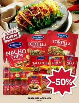 Coop Marked SANTA MARIA TEX-MEX tilbud