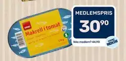 Coop Marked Coop Makrell i tomat tilbud