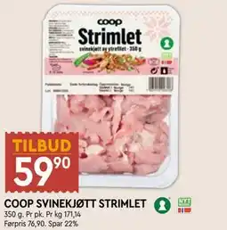 Coop Mega COOP SVINEKJØTT STRIMLET tilbud
