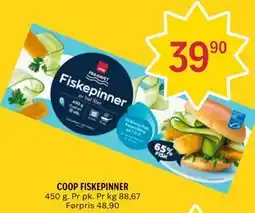 Coop Prix COOP FISKEPINNER tilbud