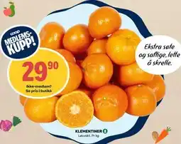 Coop Marked KLEMENTINER, Medlemspris tilbud