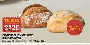 COOP STEINOVNSBAKTE RUNDSTYKKER