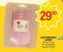 Coop Prix COOP BØKERØKT SKINKE tilbud