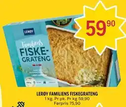 Coop Prix LERØY FAMILIENS FISKEGRATENG tilbud