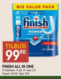 Coop Mega FINISH ALL IN ONE tilbud