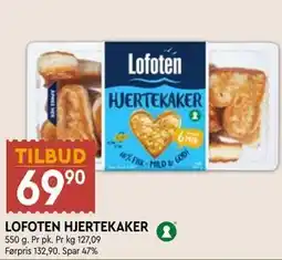Coop Mega LOFOTEN HJERTEKAKER tilbud