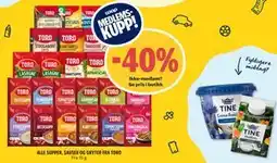 Coop Prix ALLE SUPPER, SAUSER OG GRYTER FRA TORO tilbud