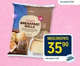 Coop Prix Mixed Breakfast Rolls tilbud
