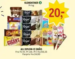 Coop Prix ALL DIPLOM-IS SMÅIS tilbud