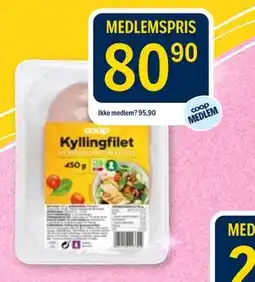Coop Prix Kyllingfilet tilbud