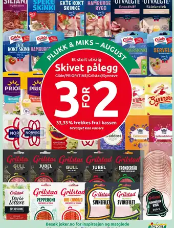 Skivet pålegg