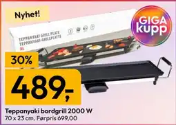 Gigaboks Teppanyaki bordgrill tilbud