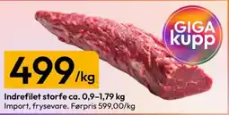 Gigaboks Giga kupp Indrefilet storfe tilbud