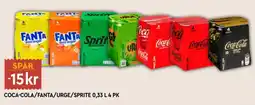 Coop Mega Coca-Cola/Fanta/Urge/Sprite tilbud