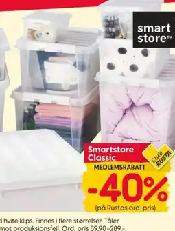 Rusta Smartstore Classic tilbud