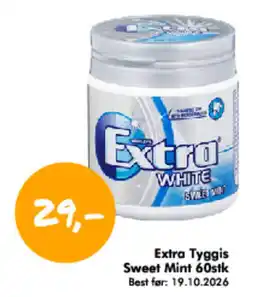 Havaristen Extra Tyggis Sweet Mint tilbud