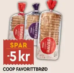 Coop Mega Coop favorittbrød tilbud