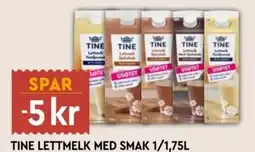 Coop Mega Tine Lettmelk med Smak tilbud