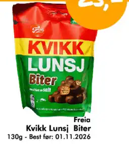 Havaristen Freia Kvikklunsj Biter tilbud