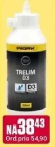 Europris Profix Trelim D3 tilbud