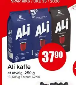 Spar Ali kaffe tilbud