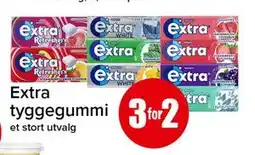 Spar Extra tyggegummi tilbud