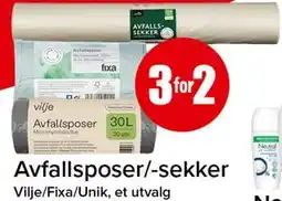 Spar Avfallsposer/-sekker tilbud