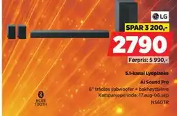 POWER LG 5.1-kanal Lydplanke tilbud