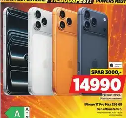 POWER iPhone 17 Pro Max 256 GB tilbud