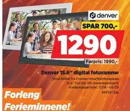 POWER Denver 15.6 digital fotoramme tilbud