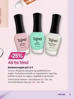 VITA Alt fra Trind Sterkere negler på 1-2-3 tilbud