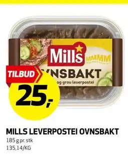 Bunnpris MILLS LEVERPOSTEI OVNSBAKT tilbud