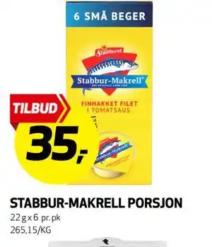 STABBUR-MAKRELL PORSJON