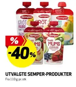 Bunnpris UTVALGTE SEMPER-PRODUKTER tilbud