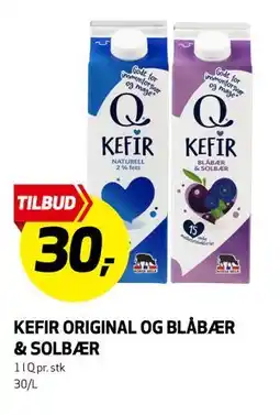 Bunnpris KEFIR ORIGINAL OG BLÅBÆR & SOLBÆR tilbud