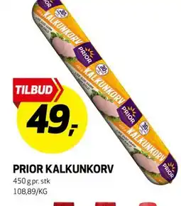 Bunnpris PRIOR KALKUNKORV tilbud