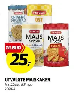Bunnpris UTVALGTE MAISKAKER tilbud
