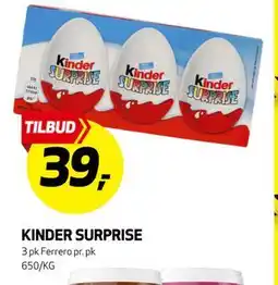 Bunnpris KINDER SURPRISE tilbud