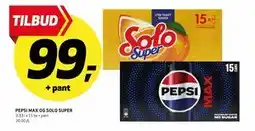Bunnpris PEPSI MAX OG SOLO SUPER tilbud