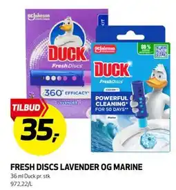 Bunnpris FRESH DISCS LAVENDER OG MARINE tilbud