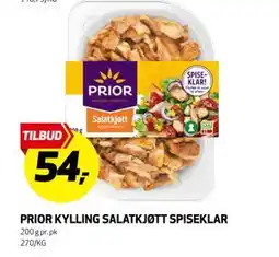 Bunnpris PRIOR KYLLING SALATKJØTT SPISEKLAR tilbud