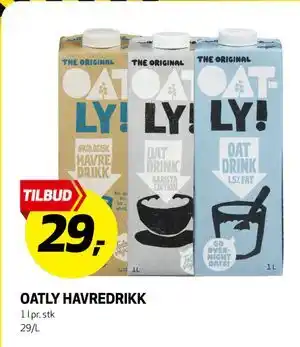 Bunnpris OATLY HAVREDRIKK tilbud