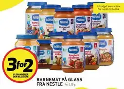 Bunnpris BARNEMAT PÅ GLASS FRA NESTLE tilbud