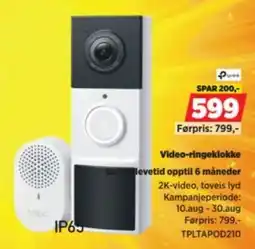 POWER Tp-link video-ringe-klokke tilbud