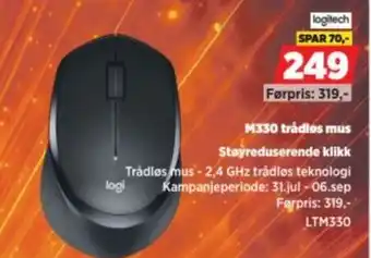 Logitech M330 trådløs mus
