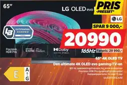 POWER LG 65" 4K OLED TV tilbud