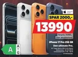 POWER iPhone 17 Pro 256 GB tilbud