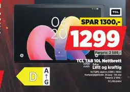 POWER Tcl tab 10l nettbratt tilbud