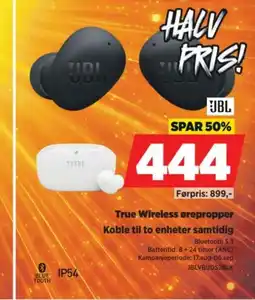 POWER JBL True Wireless ørepropper tilbud