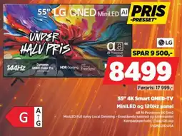 POWER LG 55" 4K Smart QNED-TV tilbud
